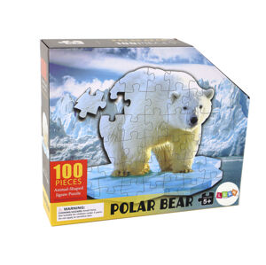 mamido  Puzzle s motivem polárního medvěda 100 dílků
