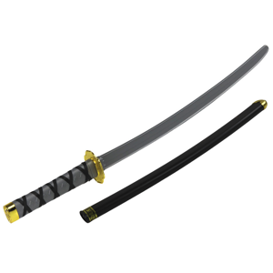 mamido  Samurajský meč Ninja s pouzdrem 60cm x 7cm x 6cm