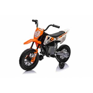 mamido  Dětská elektrická motorka Cross Pantone 361C oranžová