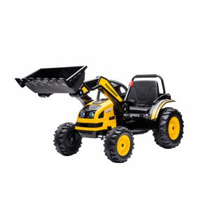 mamido  Dětský elektrický traktor s lopatou žlutý