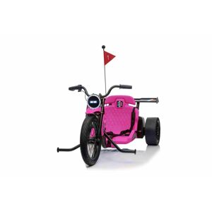 mamido  Dětská elektrická tříkolka DRIFT BIKE 21 růžová