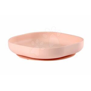 Beaba talíř pro miminka ze silikonu 913431 růžový