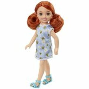 Barbie Club Chelsea Mini Girl Doll Red Hair And Blue Sandals