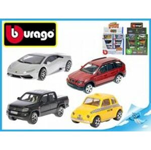 Bburaggo Bburago Auto Street Fire kov/plast mix druhů v krabičce 13x6x5 5cm 24ks v boxu 1:43