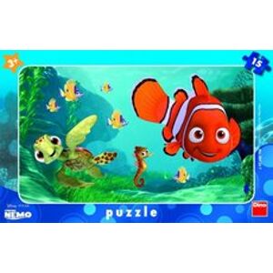 Dino puzzle WD Nemo a želva 15D