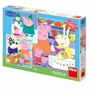 Dino puzzle Peppa Pig: Veselé odpoledne 3x55d