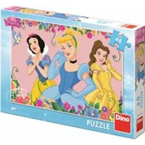Dino Rozkvetlé princezny puzzle 48 dílků