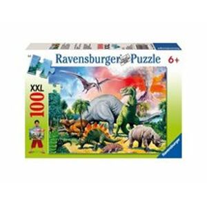 Puzzle Ravensburger Mezi dinosaury 100 XXL