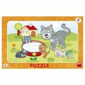 Dino puzzle KOČIČKY 15 DESKOVÉ