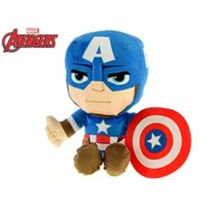 Mikro Avengers - Captain America plyšový 30cm sedící 0m+