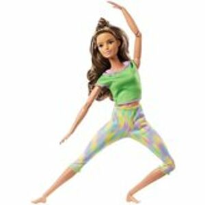 Mattel Barbie V pohybu Hnědovláska v zeleném