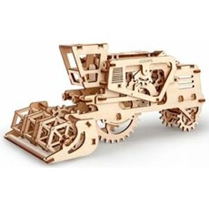Ugears 3D mechanické puzzle Kombajn 154 ks