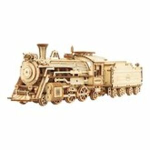 Robotime 3D dřevěné puzzle Parní lokomotiva Prime Steam Express 1:80 308 ks