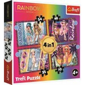 Trefl Puzzle 4v1 - Módní panenky