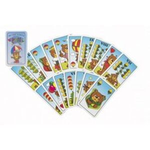 Bonaparte Prší jednohlavé dětské společenská hra - karty v plastové krabičce 7x11x2cm