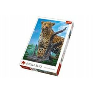 Trefl Puzzle Divoký Leopard 500 dílků
