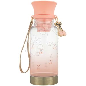 Školní láhev na vodu Drinking Bottle Cherry Pompon Jeune Premier ergonomická luxusní provedení 22*9 cm