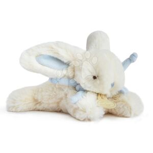 Plyšový zajačik Lapin Bonbon Doudou et Compagnie modrý 16 cm v darčekovom balení od 0 mes DC3376