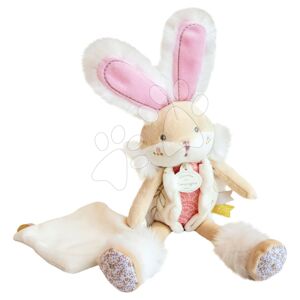 Plyšový zajačik Bunny Pink Lapin de Sucre Doudou et Compagnie ružový 31 cm v darčekovom balení od 0 mes DC3486