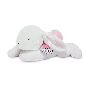 Plyšový zajac Happy Blush Doudou et Compagnie bielo-ružový 65 cm od 0 mes DC3853