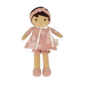 Panenka pro miminka Amandine Doll Tendresse Kaloo 25 cm v růžových šatech z jemného textilu od 0 měsíců