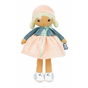 Panenka pro miminka Chloe K Doll Tendresse Kaloo 32 cm v riflovém kabátku z jemného textilu v dárkovém balení od 0 měsíců