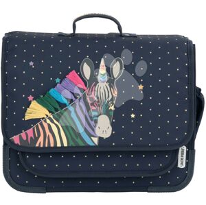 Školní aktovka Schoolbag Paris Large Zebra Jack Piers ergonomická luxusní provedení od 6 let 38*32*15 cm