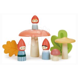 Drevená rodina trpaslíkov Woodland Gnome Family Tender Leaf Toys s 3 figúrkami od 3 rokov TL8388