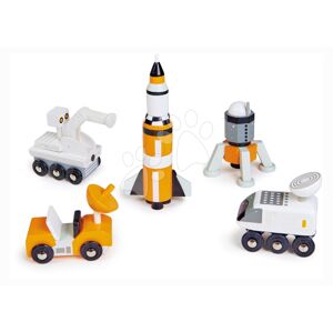 Drevené vesmírne vozidlá Space Voyager Set Tender Leaf Toys 5 druhov od 3 rokov TL8661